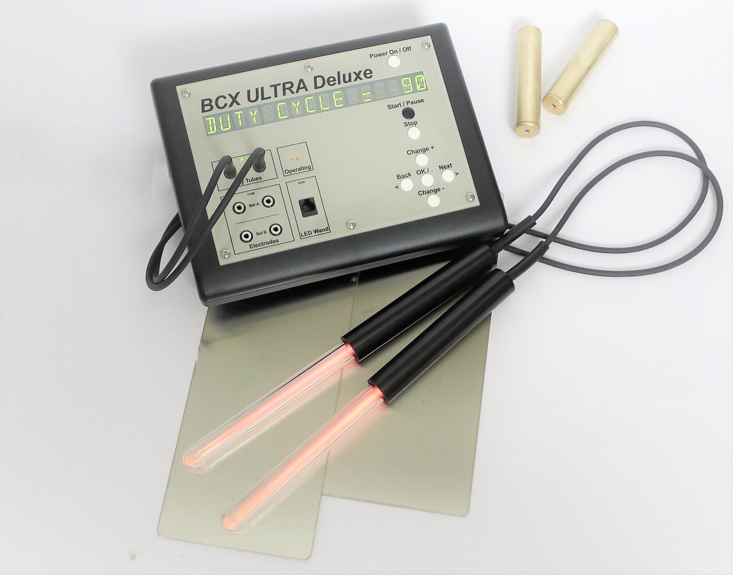 BCX Ultra Deluxe Rife Machine, Standard Package, pain relief immune system support, detoxification, frequency therapy