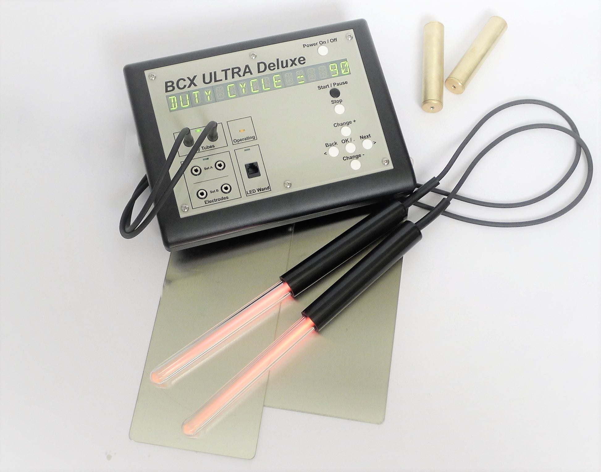 BCX Ultra Deluxe Rife Machine, Standard Package, pain relief immune system support, detoxification, frequency therapy