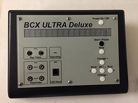 BCX Ultra Deluxe Rife Machine, Standard Package, pain relief immune system support, detoxification, frequency therapy