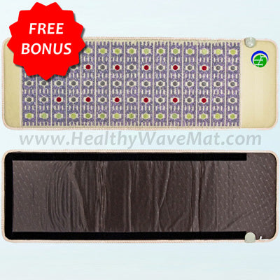 Tourmaline jade photon bed, Amethyst tourmaline jade cocoon, Dual therapy mat, PEMF mat for relaxation
