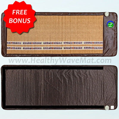 FIR photon therapy, Gemstone therapy mat, Far infrared heat mat, Energy balancing mat, Stress and pain relief